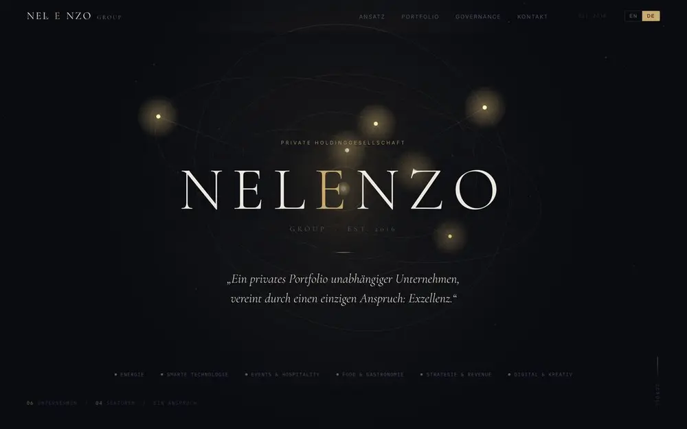Startseite von NELENZO Group