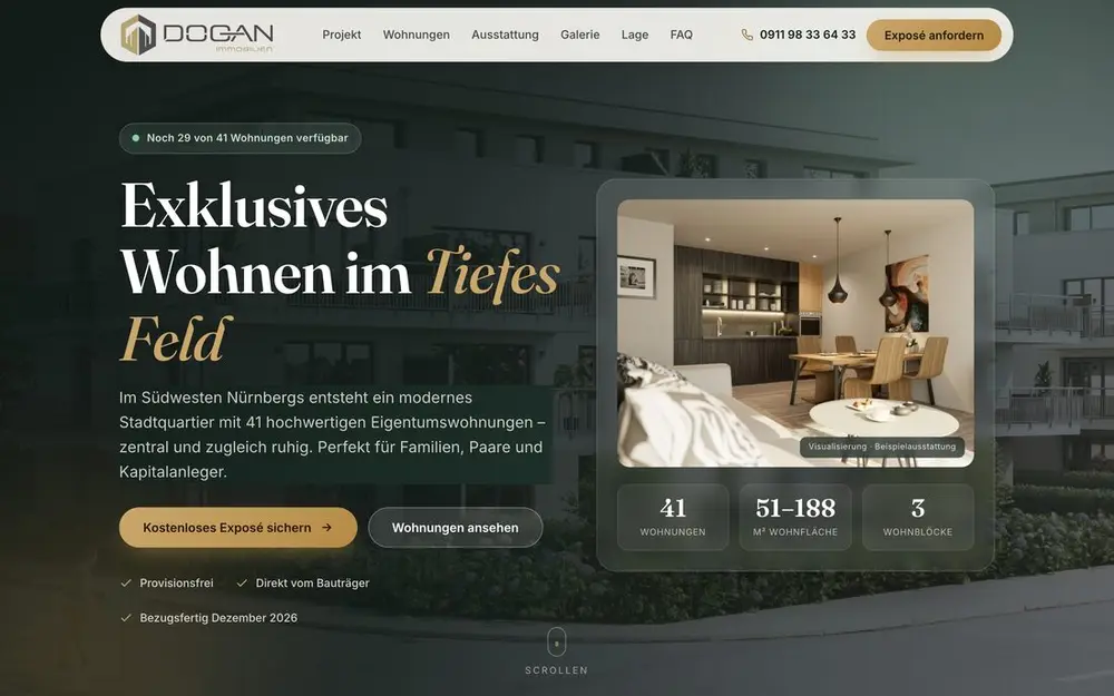 Startseite von Stadtquartier Tiefes Feld